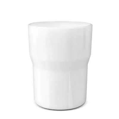 Vaso cepillo de dientes. Color blanco
