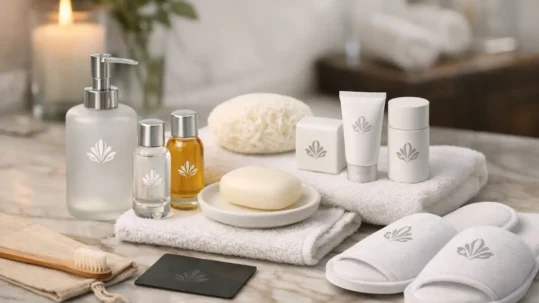 Amenities personalizados con logo