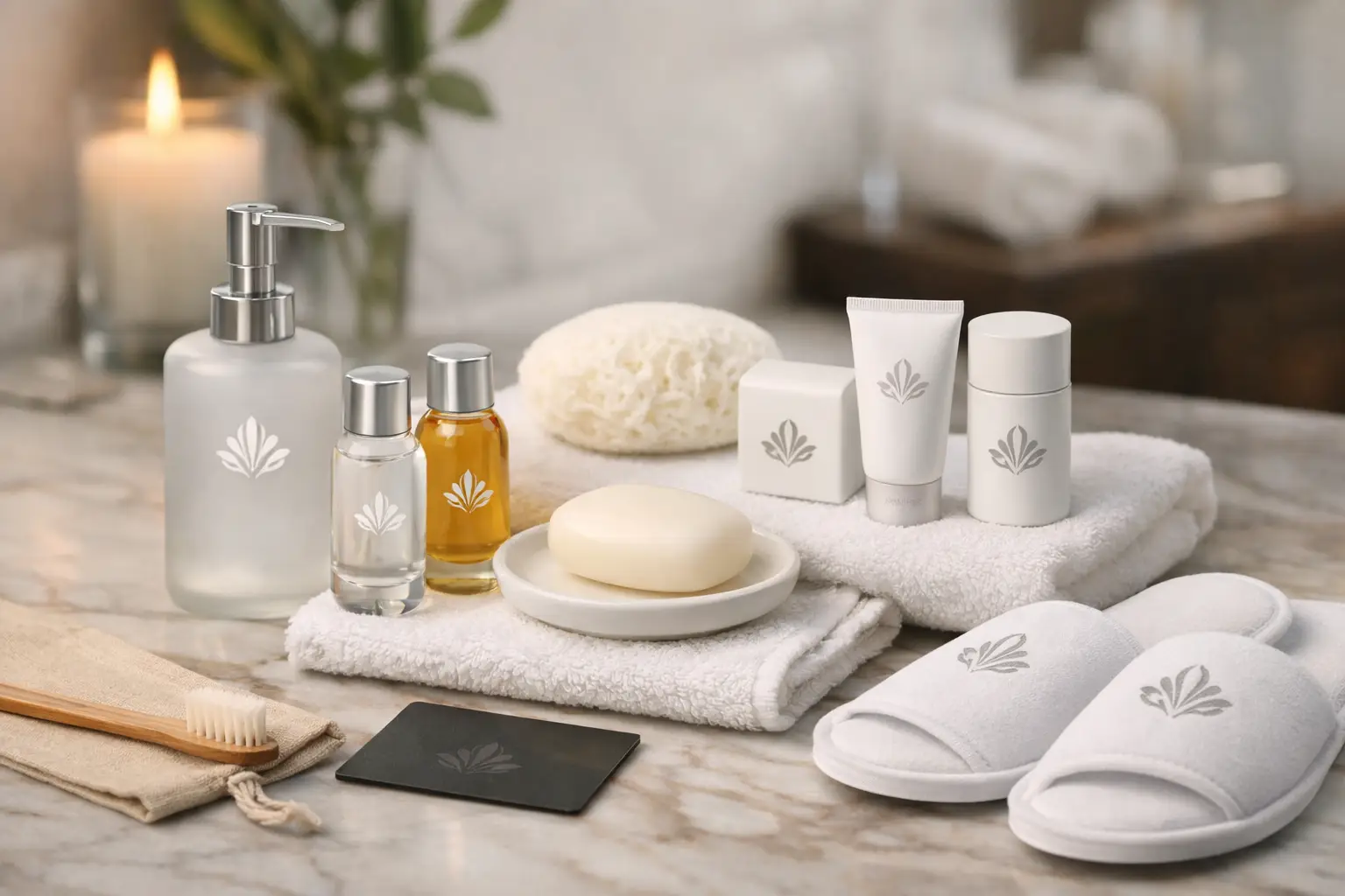 Amenities personalizados con logo