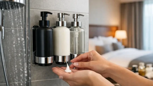 Cómo elegir dispensadores recargables para hoteles