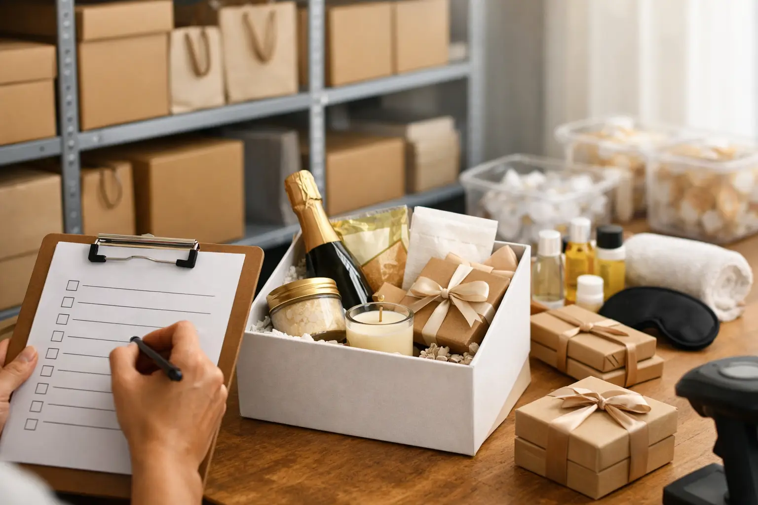 Cómo organizar inventario de cortesías