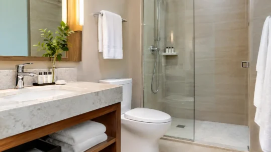 Qué incluye un baño de hotel y cómo elegirlo