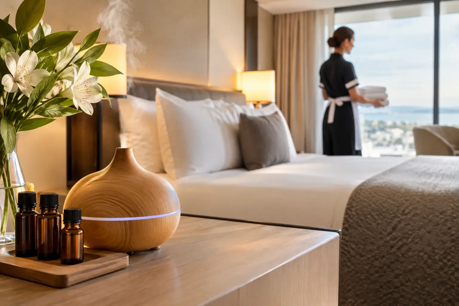 Cómo personalizar aromas para huéspedes en hoteles